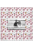 Alabama Crimson Tide Floral Pattern Picture Frame