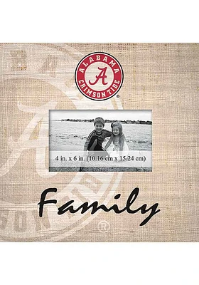 Alabama Crimson Tide Family Picture Picture Frame - Red
