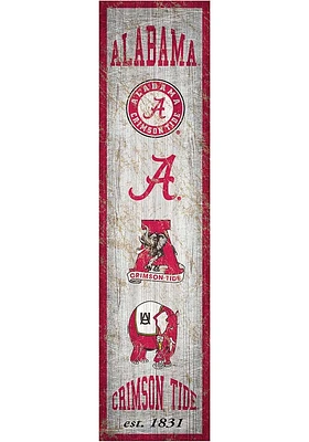 Alabama Crimson Tide Heritage Banner 6x24 Sign