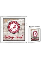 Alabama Crimson Tide College Fund Box Sign