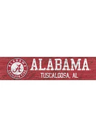 Alabama Crimson Tide 6x24 Sign