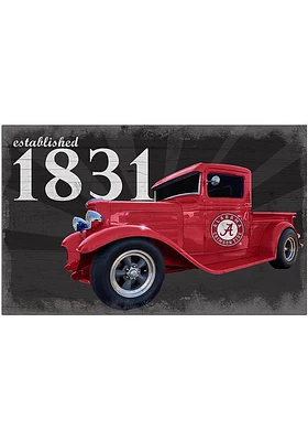 Alabama Crimson Tide Established Truck Sign