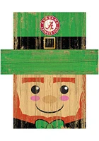 Alabama Crimson Tide Leprechaun Head Sign