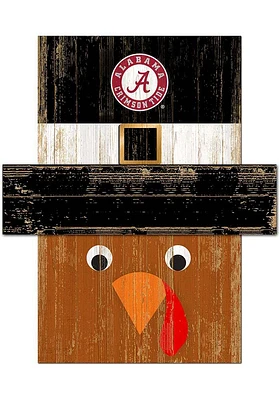 Alabama Crimson Tide Turkey Head Sign