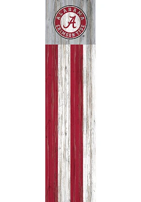 Alabama Crimson Tide 48 Inch Flag Leaner Sign