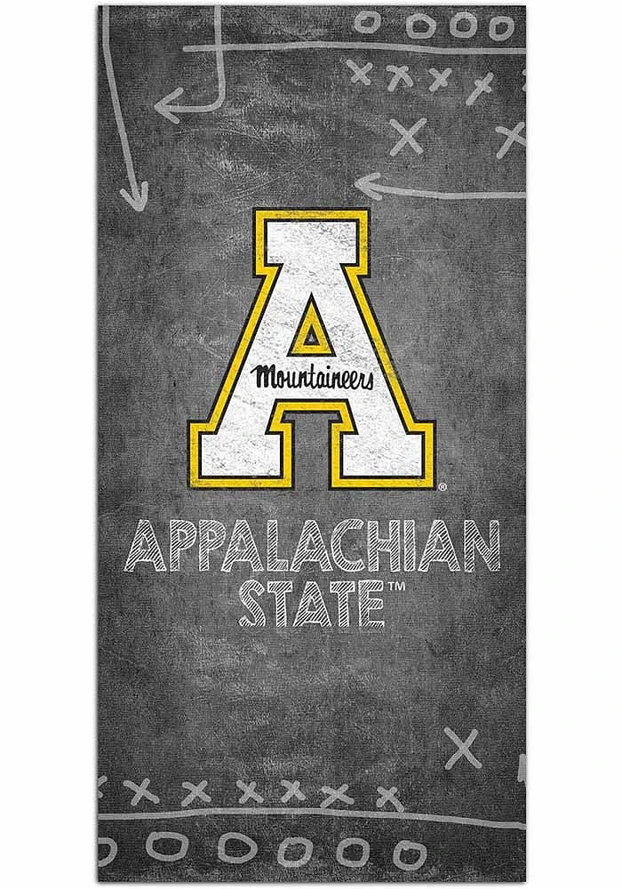 Appalachian State Mountaineers Chalk Playbook Sign