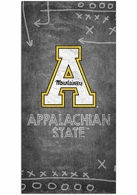 Appalachian State Mountaineers Chalk Playbook Sign