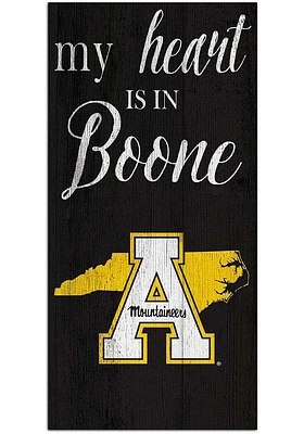 Appalachian State Mountaineers My Heart State Sign