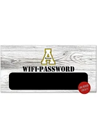 Appalachian State Mountaineers Wifi Password 6x12 Sign