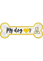 Appalachian State Mountaineers Dog Bone 6x12 Sign