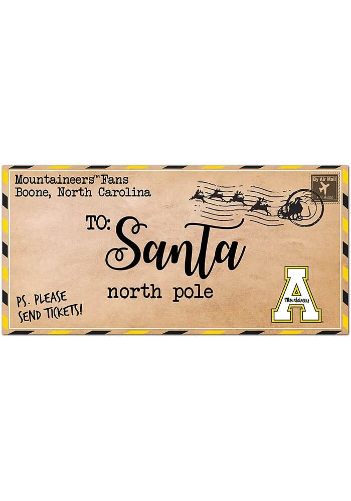 Appalachian State Mountaineers To Santa Decor