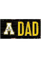Appalachian State Mountaineers DAD Sign - Black