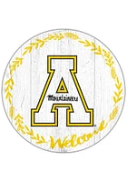 Appalachian State Mountaineers Welcome Circle Sign