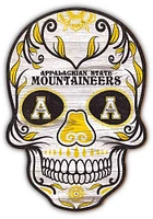 Appalachian State Mountaineers 12 Inch Sugar Skull Sign