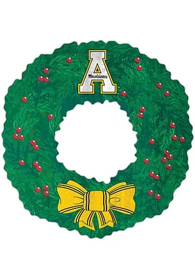 Appalachian State Mountaineers Team Wreath 16 Inch Sign