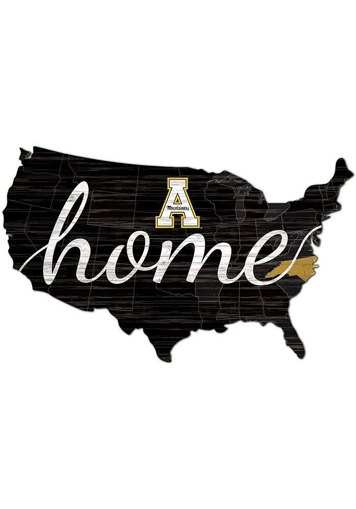 Appalachian State Mountaineers USA Shape Cutout Sign