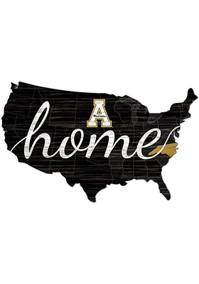 Appalachian State Mountaineers USA Shape Cutout Sign
