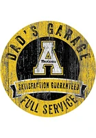 Appalachian State Mountaineers Dads Garage Sign - Black