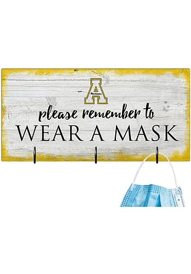 Appalachian State Mountaineers Please Wear Your Mask Sign