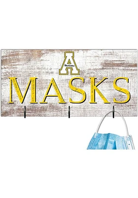 Appalachian State Mountaineers Mask Holder Sign