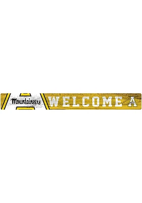 Appalachian State Mountaineers Welcome Strip Sign