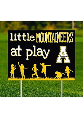 Appalachian State Mountaineers Little Fans at Play Yard Sign - Black