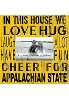 Appalachian State Mountaineers In This House 10x10 Picture Frame