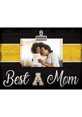 Appalachian State Mountaineers Best Mom Clip Picture Frame - Black