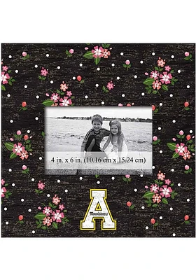 Appalachian State Mountaineers Floral Picture Frame