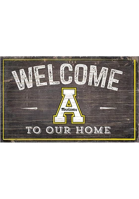 Appalachian State Mountaineers Welcome to our Home Sign