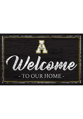 Appalachian State Mountaineers Team Welcome 11x19 Sign