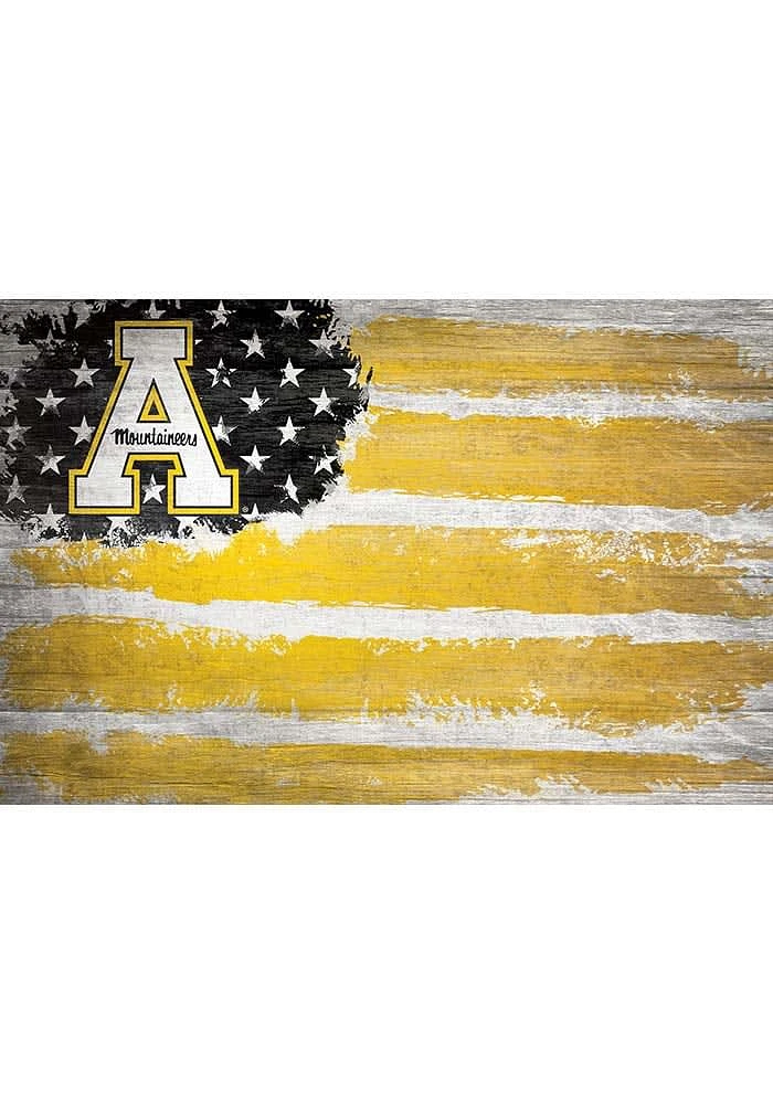 Appalachian State Mountaineers Flag 16x20 Wall Art