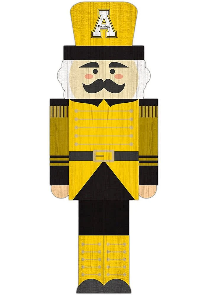 Appalachian State Mountaineers 31 Inch Nutcracker Leaner Sign