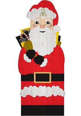 Appalachian State Mountaineers 31 Inch Santa Leaner Sign