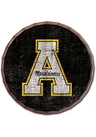 Appalachian State Mountaineers Cracked Color 24 Inch Barrel Top Sign