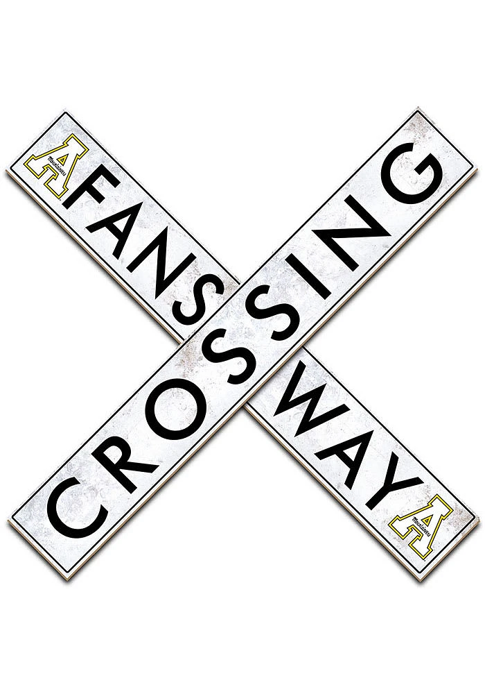 Appalachian State Mountaineers 48 Inch Fans Way Crossing Wall Art