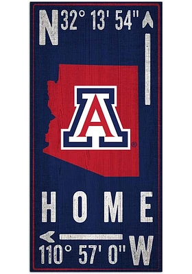 Arizona Wildcats Coordinate Sign
