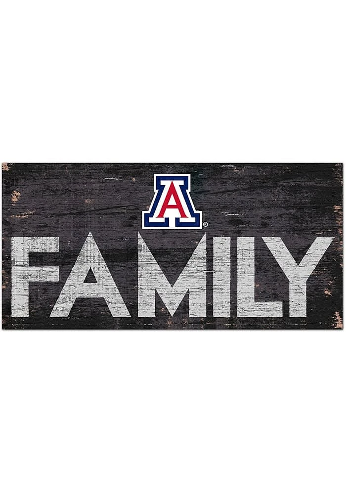 Arizona Wildcats Family 6x12 Sign - Blue