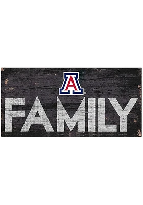 Arizona Wildcats Family 6x12 Sign - Blue