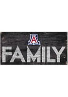 Arizona Wildcats Family 6x12 Sign - Blue