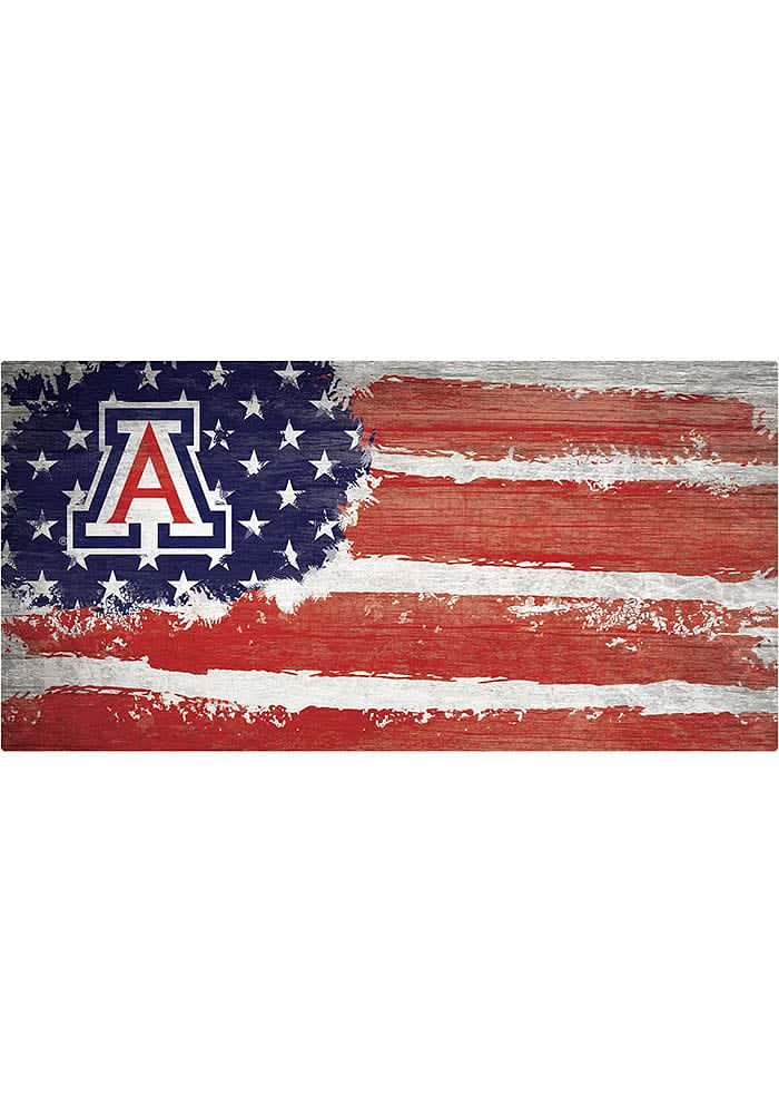 Arizona Wildcats Flag 6x12 Sign