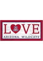 Arizona Wildcats Love 6x12 Sign