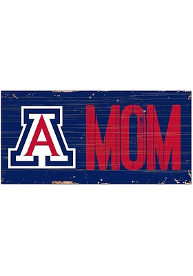 Arizona Wildcats MOM Sign - Blue