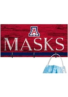 Arizona Wildcats Team Color Mask Holder Sign