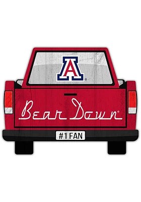 Arizona Wildcats Truck Back Cutout Sign