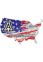 Arizona Wildcats OHT USA Shape Cutout Sign