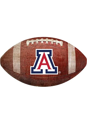 Arizona Wildcats Baseball Shaped Sign