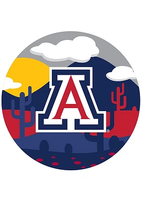 Arizona Wildcats Landscape Circle Sign