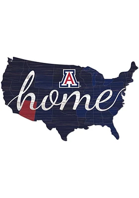 Arizona Wildcats USA Shape Cutout Sign