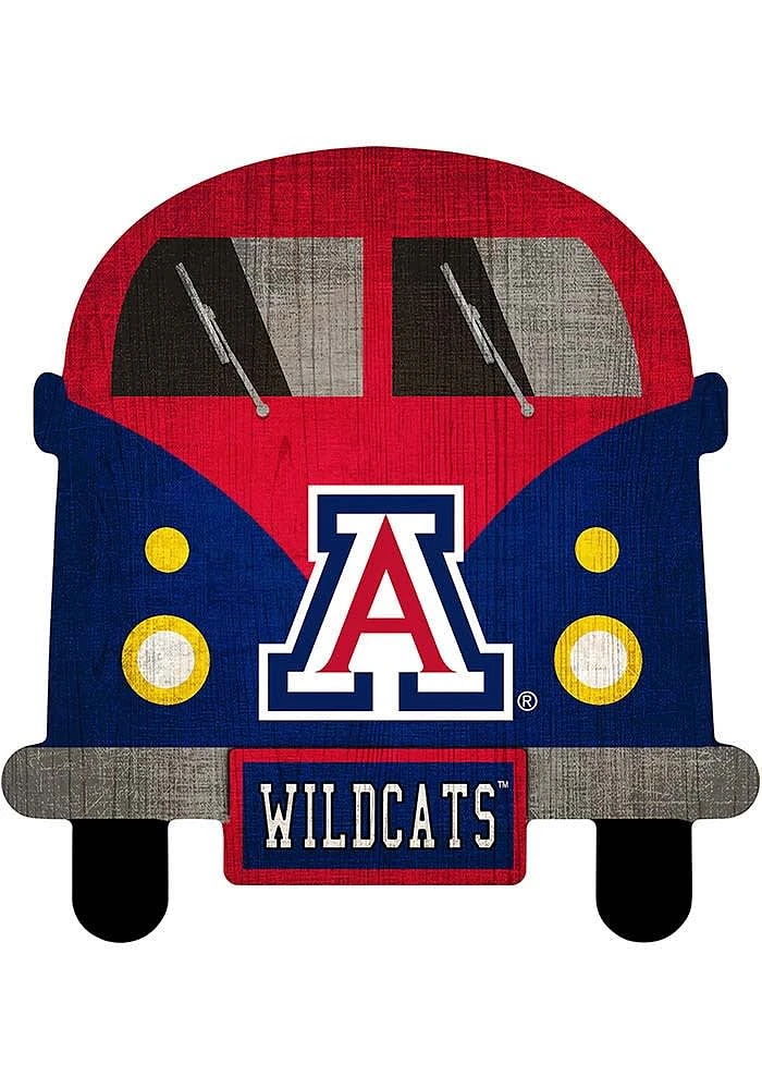 Arizona Wildcats Team Bus Sign